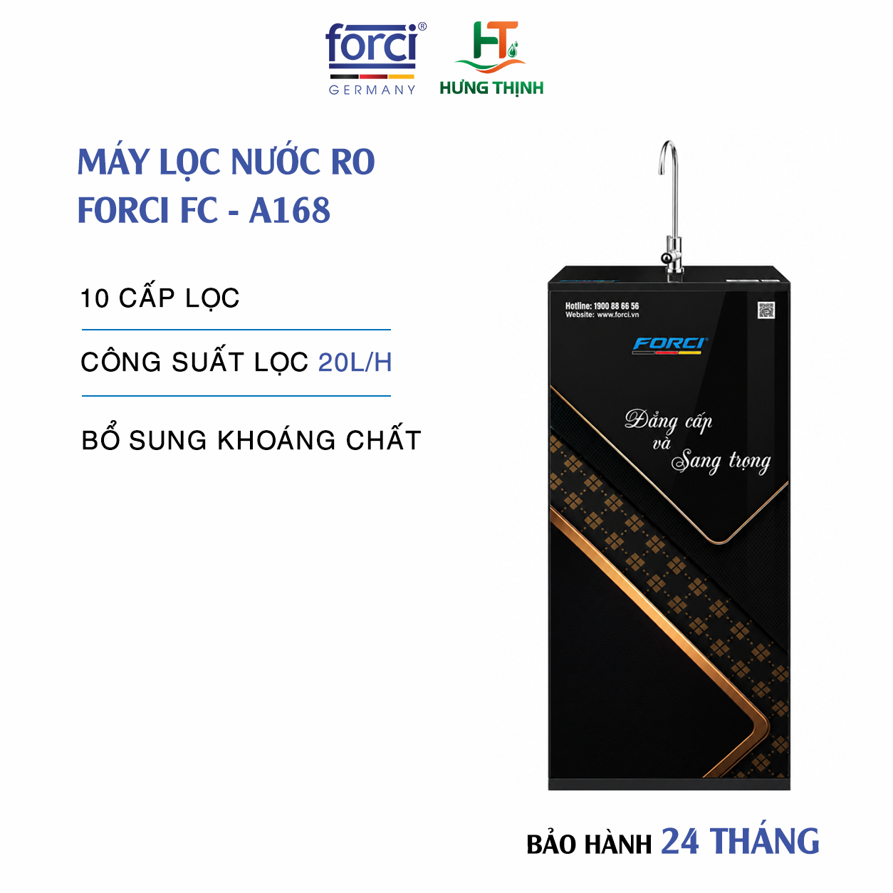 Máy lọc nước RO Forci FC-A168